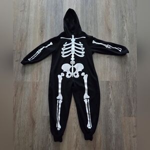 Glown In The Dark  Skeleton Hooded Onesie